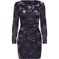 Desigual Coctailkleid Medora 25WWVK27 Schwarz Slim Fit