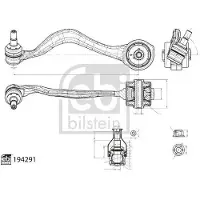 FEBI BILSTEIN Bilstein Lenker, Radaufhängung 194291