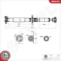 ESEN SKV Antriebswelle 76SKV090