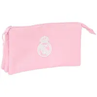 Real Madrid Dreifaches Mehrzweck-Etui C.F. Rosa 22 x 12 x 3 cm
