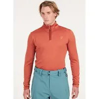 Protest Skipullover WILL 1/4 Zip Top Herren Brick Orange-XXXL