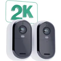 Arlo Essential2 Fhd Outdoor Camera 2-Pack W/2-Wall Mount Retail Bdl