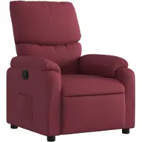 vidaXL Relaxsessel Weinrot Stoff