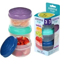 Sistema To Go, Box, Rund, 0,13 l, Gemischte Farben, Neuseeland, 77 mm