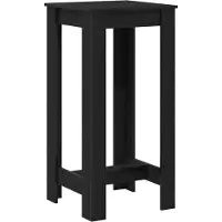 vidaXL Bartisch 51 x 50 x 103,5 cm Holzwerkstoff Schwarz Eichen-Optik