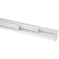 Gardinia Flächenvorhangschiene Komfort Komplett-Set 3-läufig weiß 170 cm GLO727150298