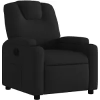vidaXL Relaxsessel Schwarzer Stoff