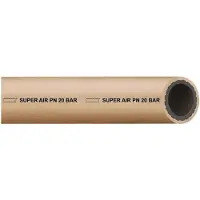 Teguma Ku.Pressluftschlauch SUPER AIR ID 16,0mm AD 23,0mm L.50m Beige