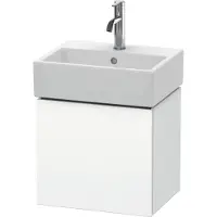 Duravit Waschtischunterbau L-CUBE 400x434x341mm Anschlag links weiss matt