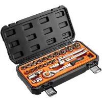 Neo Tools Steckschlüsselsatz 08-692 Chrom-Vanadium-Stahl