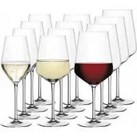 Spiegelau Gläser-Set "Wein- und Sektgläser-Set Style 12er Set transparent" Spülmaschinenfest