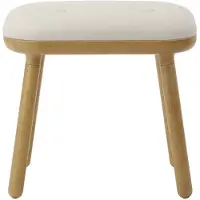UMAGE - Paff Hocker, H 46,5 cm, Eiche / white sands