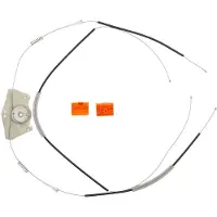 BLIC Fensterheber-Reparatursatz 6205-01-037801P Vorne Links für VW Touareg (7LA, 7L6, 7L7) elektrisch