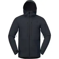 Norrøna - Softshell Jacke - Lofoten Flex1 Jacket M Caviar Black für Herren aus Softshell - Größe M - schwarz