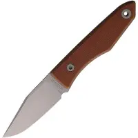 Big Idea Design USA Lookout USA-LO-NAT-MGN, Stonewashed CPM MagnaCut, Natural Micarta Fahrtenmesser, Mak Kelsay Design