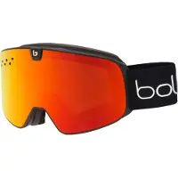 Bolle - Skibrille - Nevada Neo Black Matte - Sunrise Cat 2 & Light Vermillon Blue - schwarz