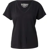 Superdry T-Shirt "STUDIOS SLUB EMB VEE TEE" Baumwollmischung, relaxed fit