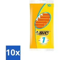 BIC - Rasierklingen - Sensitive - Einzelklinge - Einwegklingen - 10 Rasierklingen - Vorteilspack - 10 Stücke