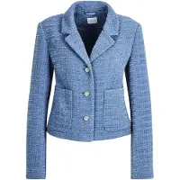 MADELEINE Jackenblazer "Chenilleblazer Moderner Einreiher mit 3D-Struktur" 3-D Struktur mir Chenille Garn