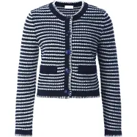 Rich & royal Strickjacke in marine weiß - 0001 | Gr.: S