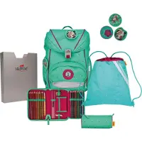 DERDIEDAS ErgoFlex Light Peppermint Pony Schulranzenset 5-teilig