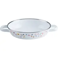 Riess Eierpfanne Country Flora Ø20 cm Emaille