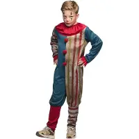 Boland Kinderkostüm Evil Clown – Gruseliger Vintage-Clownlook für Halloween Fasnacht