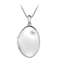 Hot Diamonds Oval Memories Medaillon