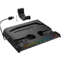 IPEGA Multifunctional Charging RGB Stand with Cooling for PS5 Slim Black