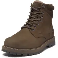 Timberland für Herren. TB0A69UHW071 Britton Road wasserdichte Lederstiefel braun (40), Wohnung, Schnürsenkel, Lässig
