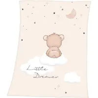 Baby Best Babydecke "Little Dreamer", mit niedlichem Teddydesign, Kuscheldecke