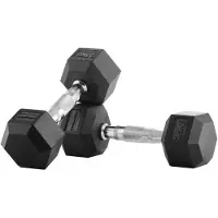 Bodytone Rubber 2.5kg Hexagon-hantel 2 Einheiten