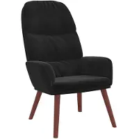 vidaXL Relaxsessel Schwarz Samt