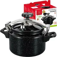 ROYAL SWISS Schnellkochtopf, Dampfkocher 8 Liter schnellkocher aus Edelstahl