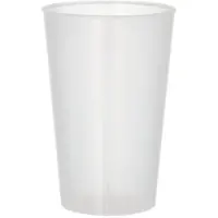 Starpak 15 Mehrweg-Trinkbecher PP 0,3 l Ø 8 cm · 11,7 cm transluzent extra stabil