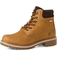 Tamaris Winterboots, Blockabsatz, Schnürstiefelette mit DUO-TEX Ausstattung