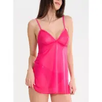 Lisca Slipdress Shiny Star | Grösse: M | Farbe: Pink