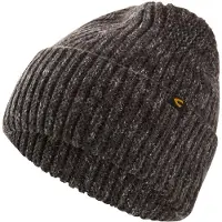 Camel active Beanie aus reiner Baumwolle in Schwarz | Gr.: onesize