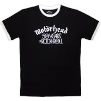 Motorhead 50 Years Text Lock Up Ringer