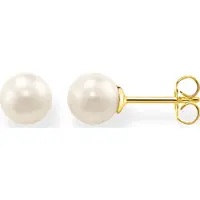 Thomas Sabo H1430-430-14 Damen-Ohrstecker Goldfarben Perle