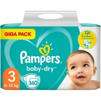 Pampers Baby-Dry Grösse 3, 140 Windeln