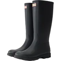 Hunter Gummistiefel Downpour Tall Wellington Unisex Black-Schuhgröße 44