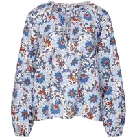 Seidensticker Klassische Bluse "Schwarze Rose" Tunika Druck