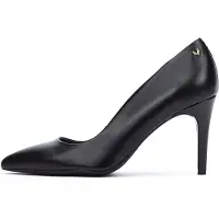 Martinelli für Damen. 1489-3366P1 Thelma schwarze High Heels -Höhe 8,5cm (39), Leder, 8 bis 10 cm, Keine, Lässig, Party, Klassisch