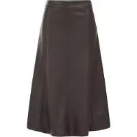 We fashion Skirt Medium Length Brown Größe: S | Lederröcke Outlet | Damen | Braun