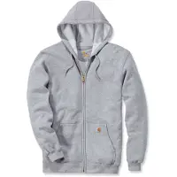 Carhartt Fleecejacke Zip Hooded Sweatshirt Heather Grey Herren-L