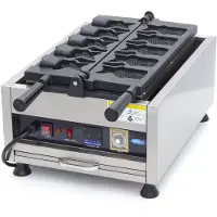 Maxima Waffeleisen - 5 Formen von Taiyaki / Fisch - Drehbar - Digital -.