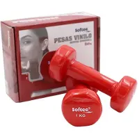 Softee Vinyl S Set 2.5kg Hantel Orange 2.5 kg Orange 2.5 kg