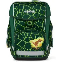 Ergobag Schulranzen Cubo Set 5-teilig BärRex dunkelgrün