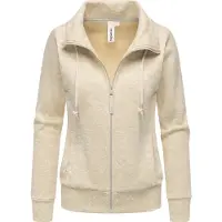 Ragwear Sweatjacke "Ronette Print" Zip-Jacke mit Allover-Print und hohem Kragen
